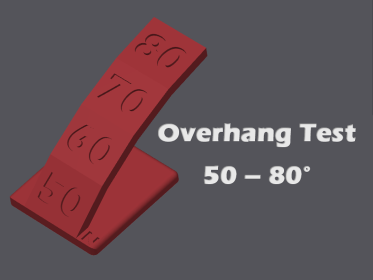 Overhang Test 50 - 80°