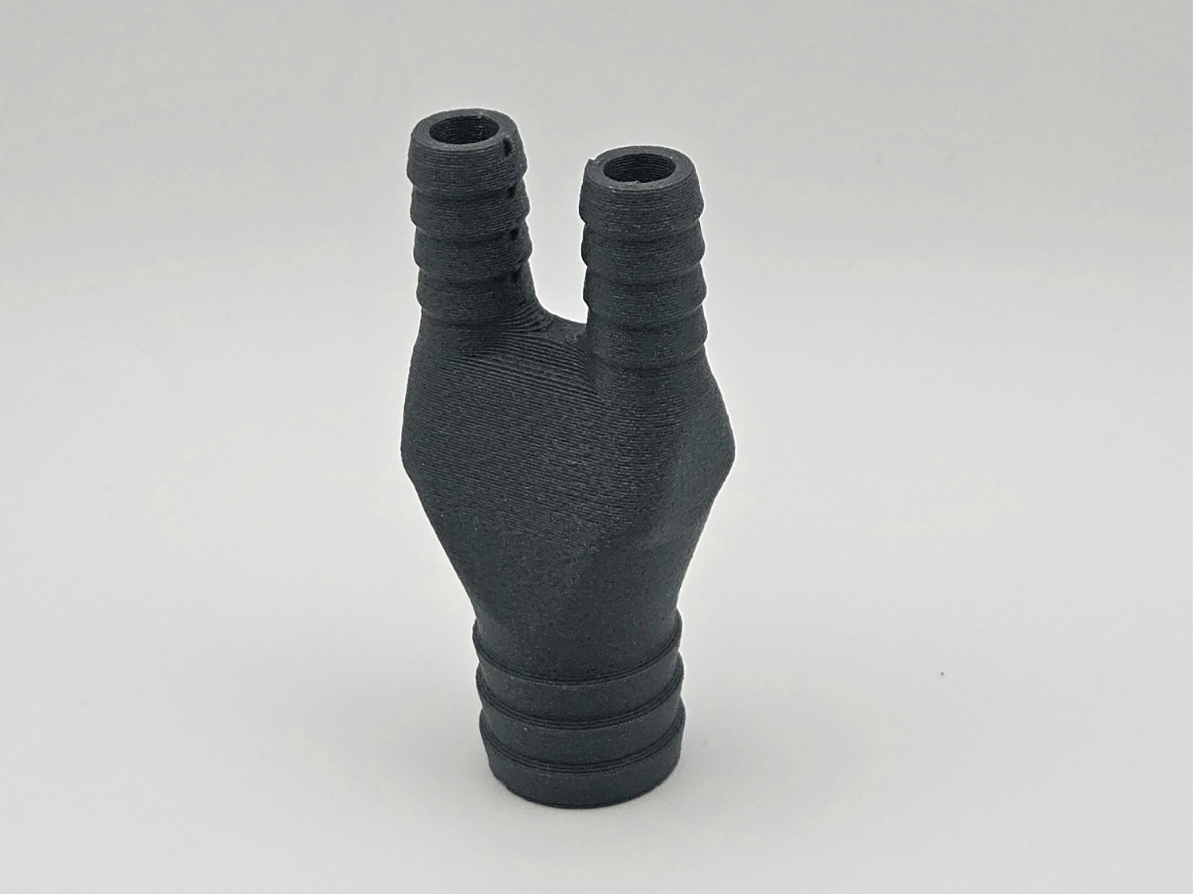 3/4 to double 3/8 Hose Barb Reducing Y Splitter