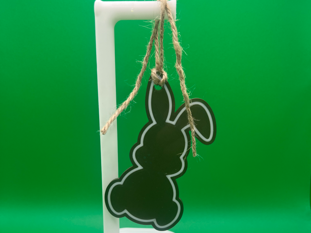 Easter Basket Bunny Name Tag