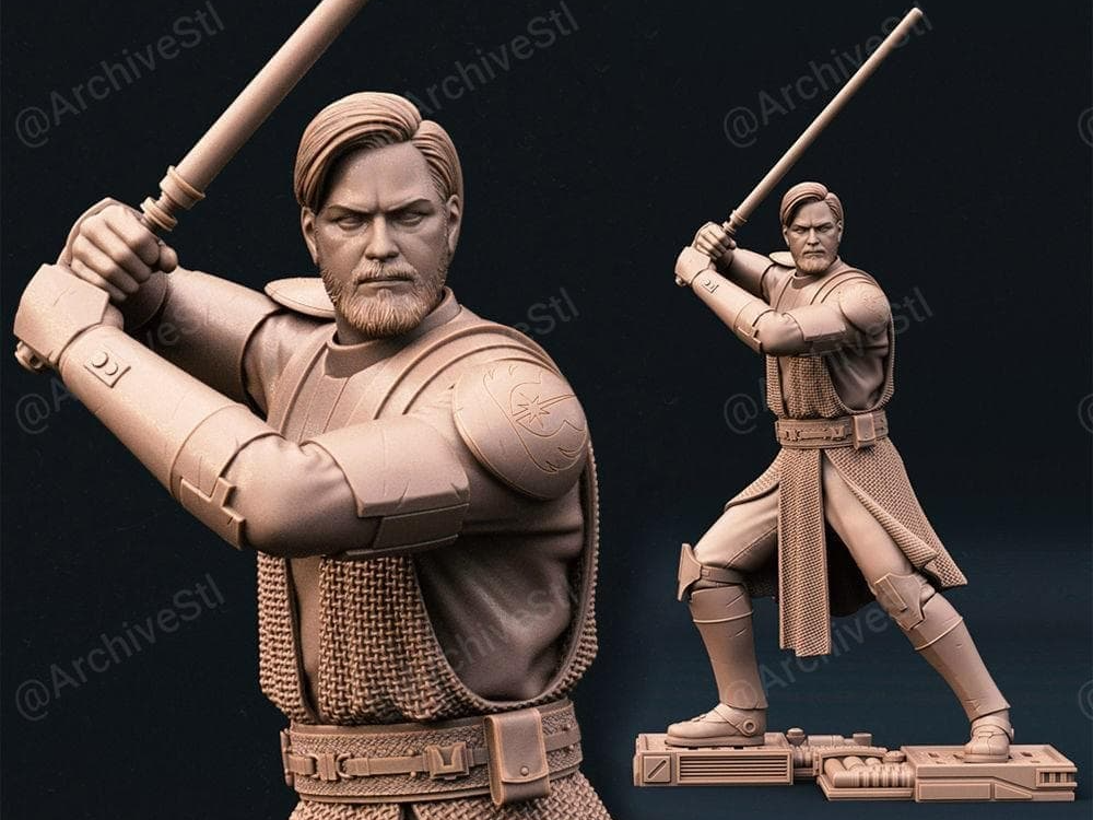 General Obi Wan Kenobi Star Wars _STL