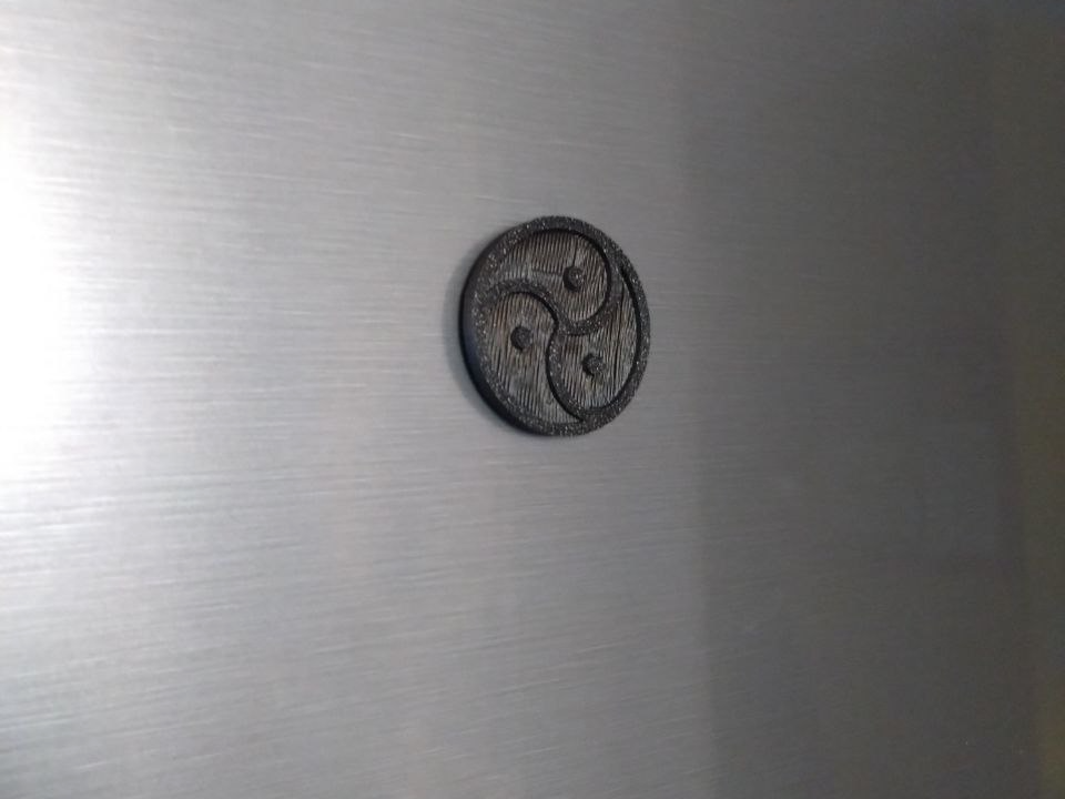 BDSM Triskelion Fridge Magnet