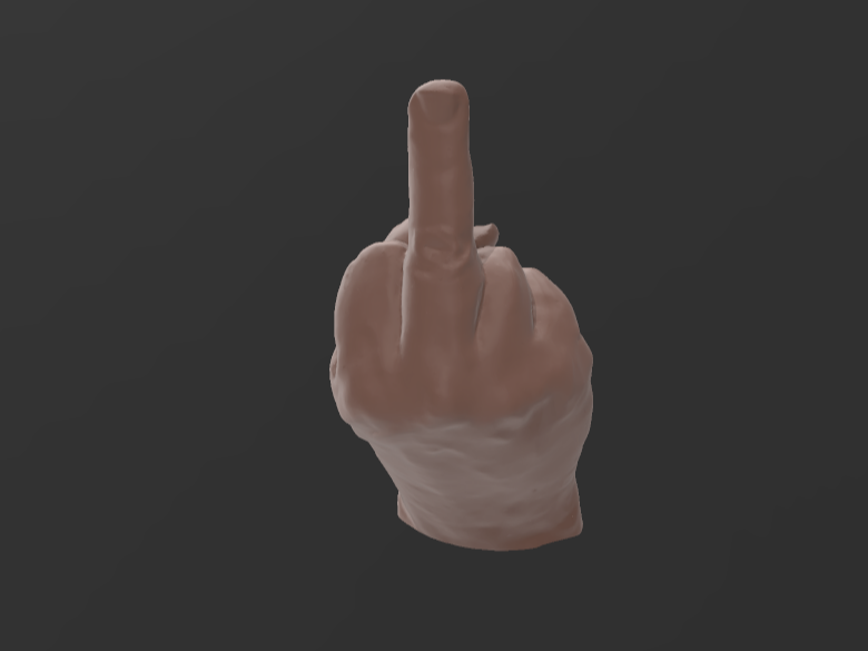 MiddleFinger piggybank V2