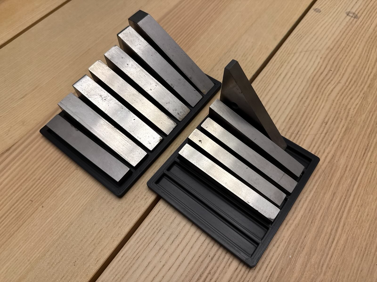 1/2" and 3/4"x4" Thick Machinist angle Block Trays