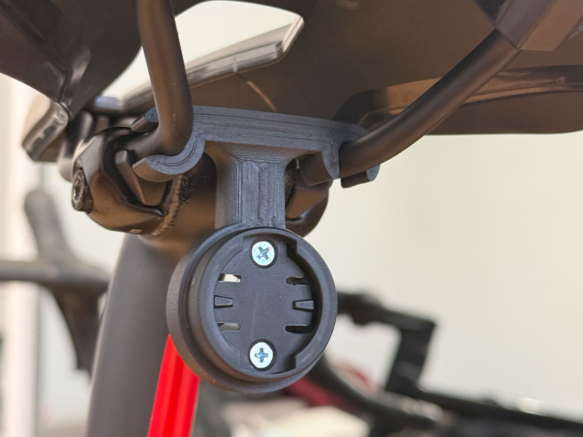 Under saddle mount for Garmin / Wahoo