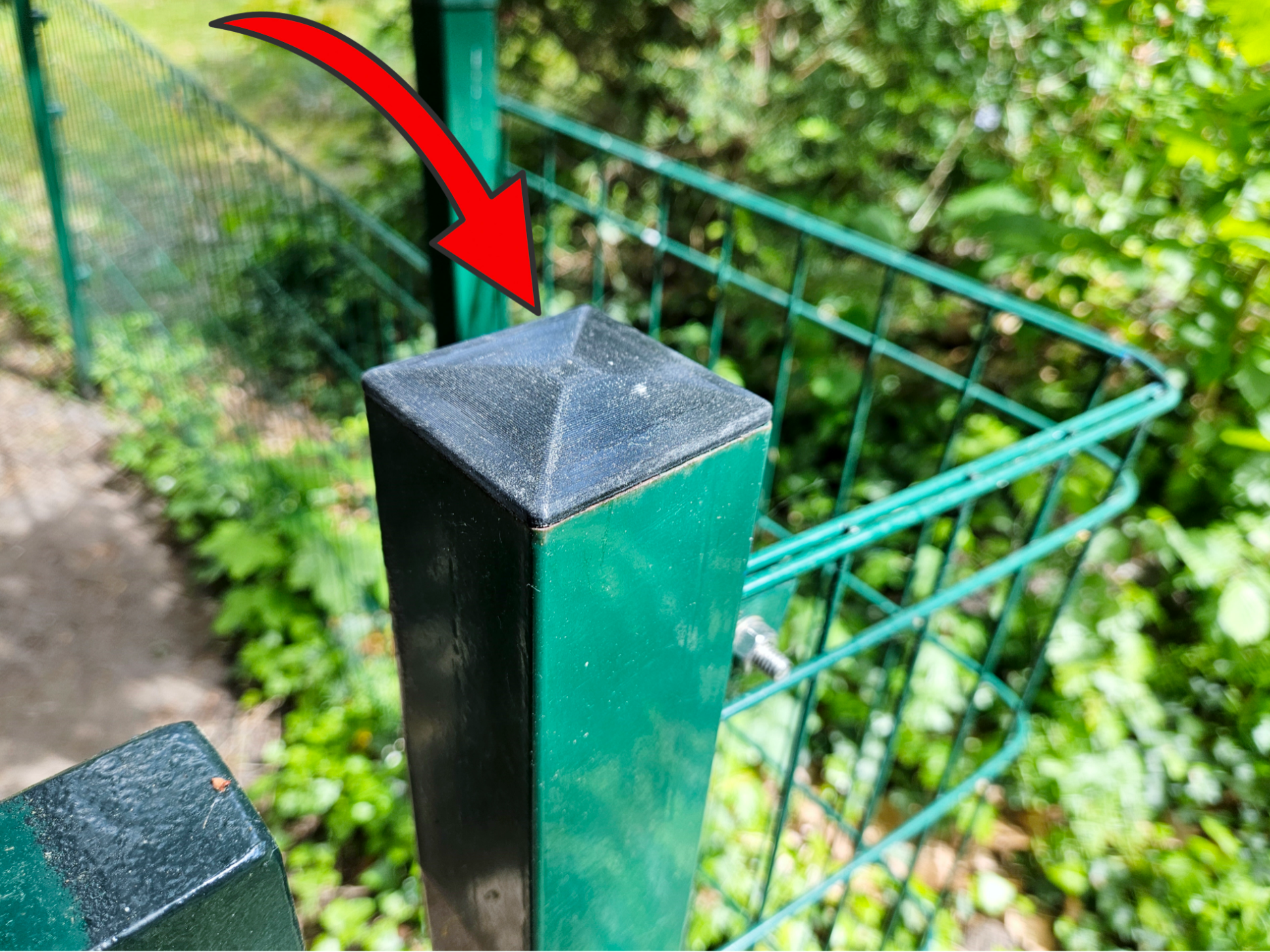 Abdeckkappe für Zaunpfosten 60mm Pfostenkappe