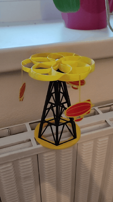 Hot air carousel (not candy carousel)