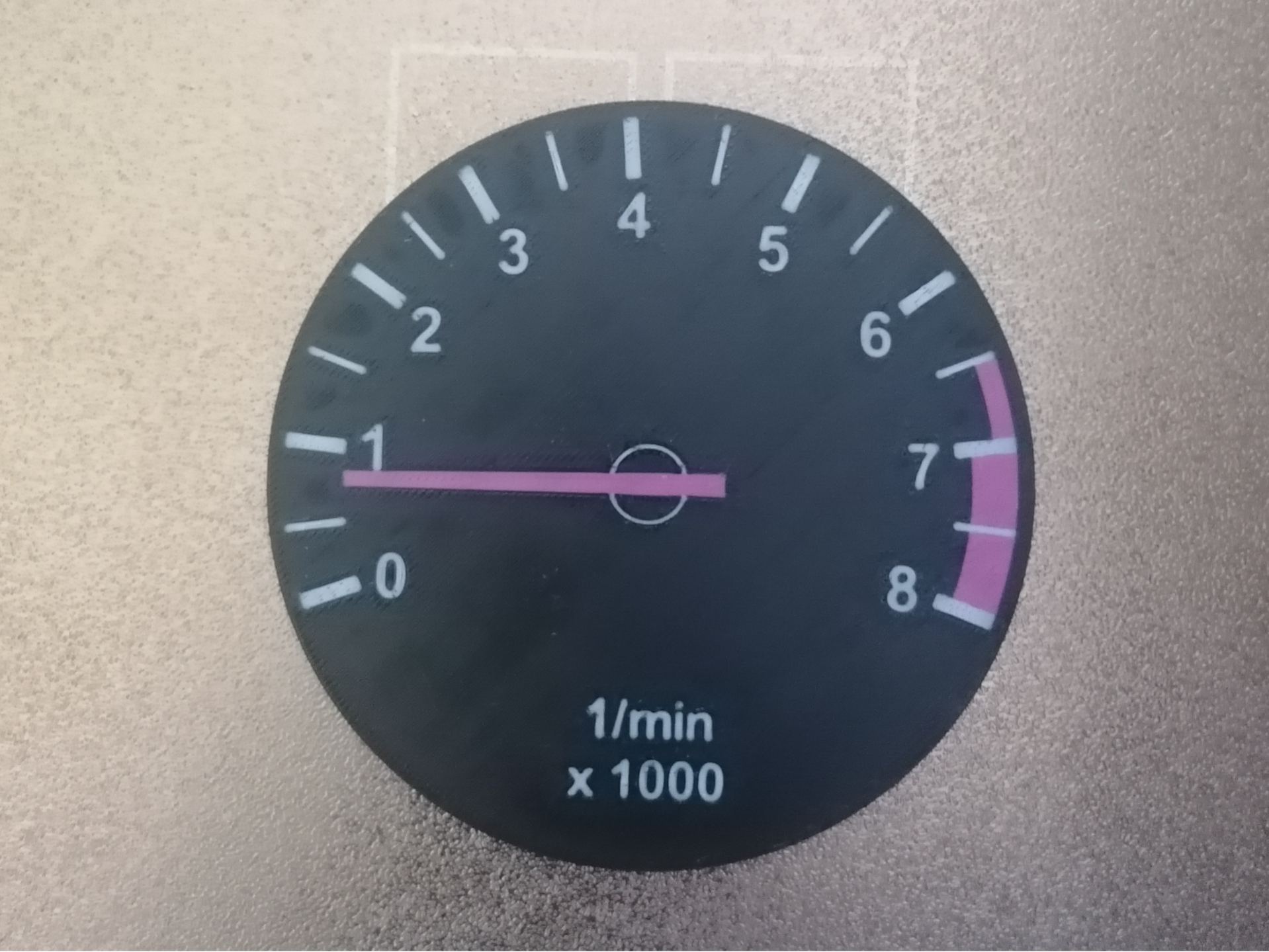 BMW tachometer coaster