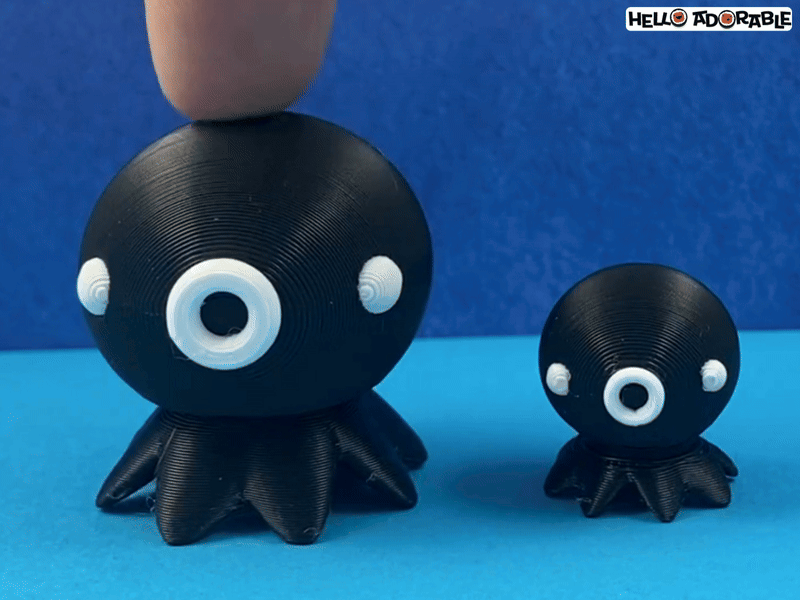 Tako Octopus Clicker Fidget Toy (Keychain Option)