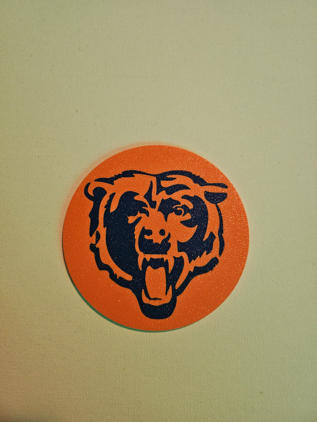 Chicago Bears Coaster / Disc Golf Mini