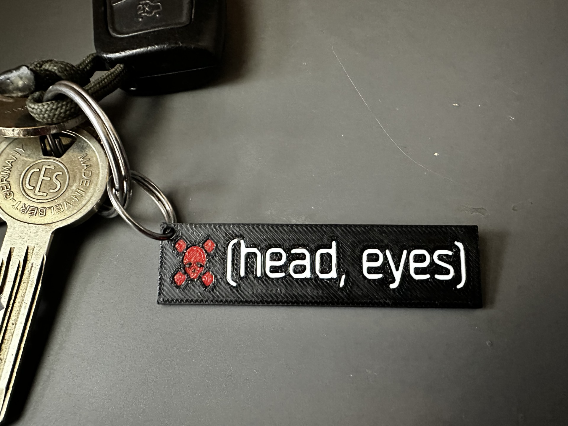 tarkov keychain (HEADEYES)