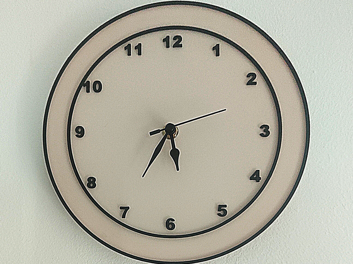 Minimalist Wall Clock – Modern Home Decor