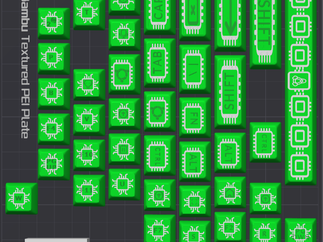 Microchip Keycap Set