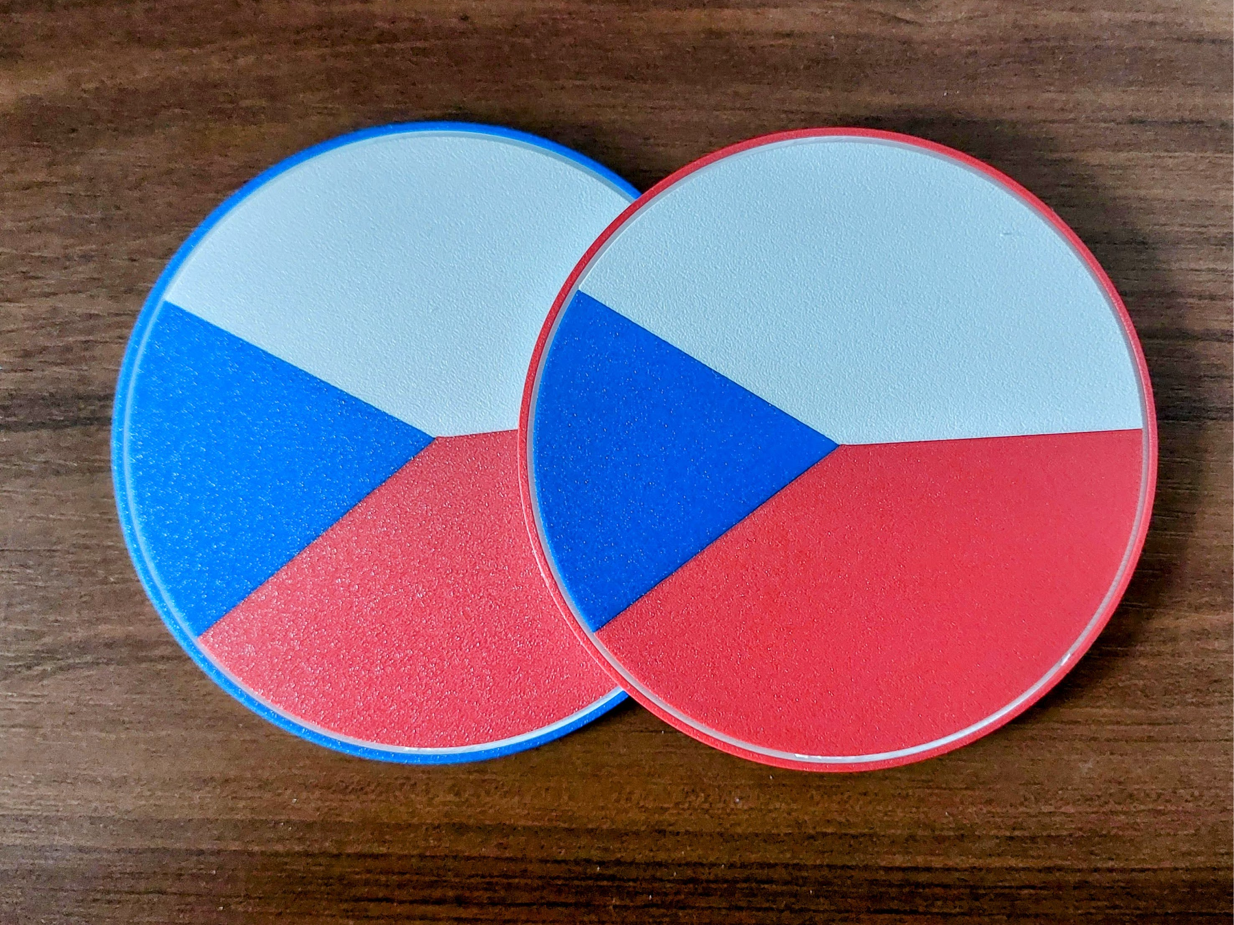 Flag of Czechia coaster