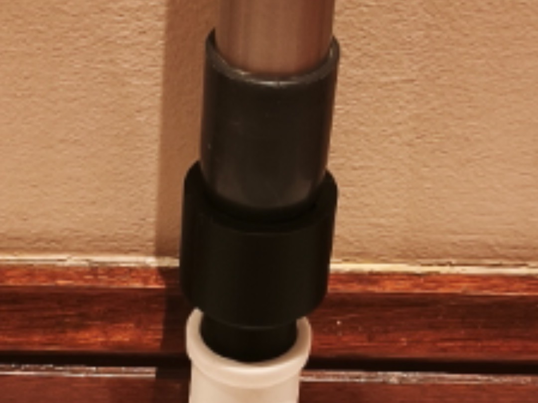 Adaptador mango para recogedor extensible