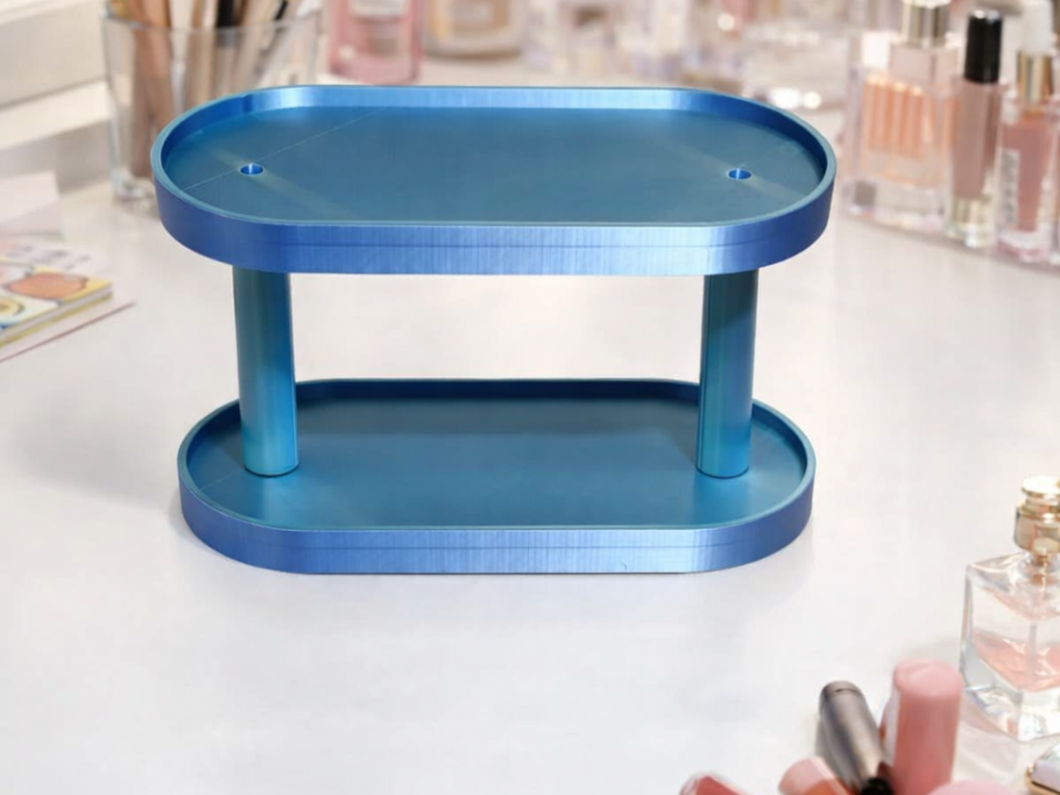 2 tier perfume stand
