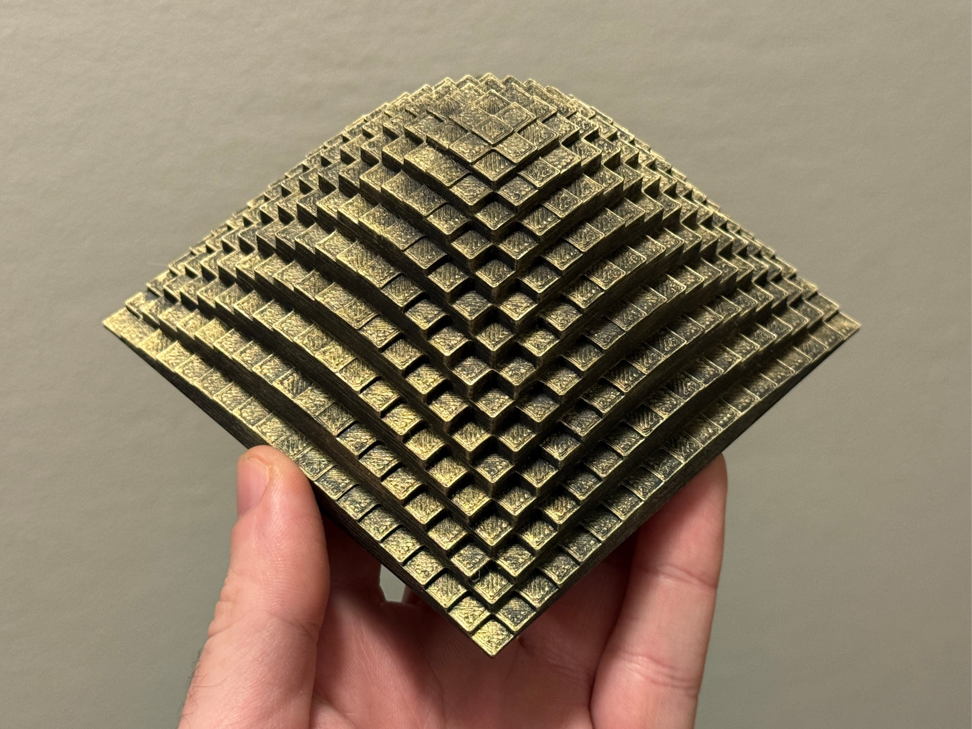Mound of Extruded Squares