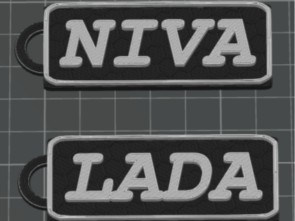 keyring Lada and Niva no AMS
