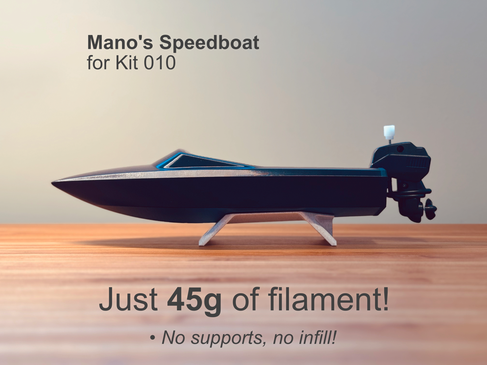 Mano's Speedboat - for Kit 010