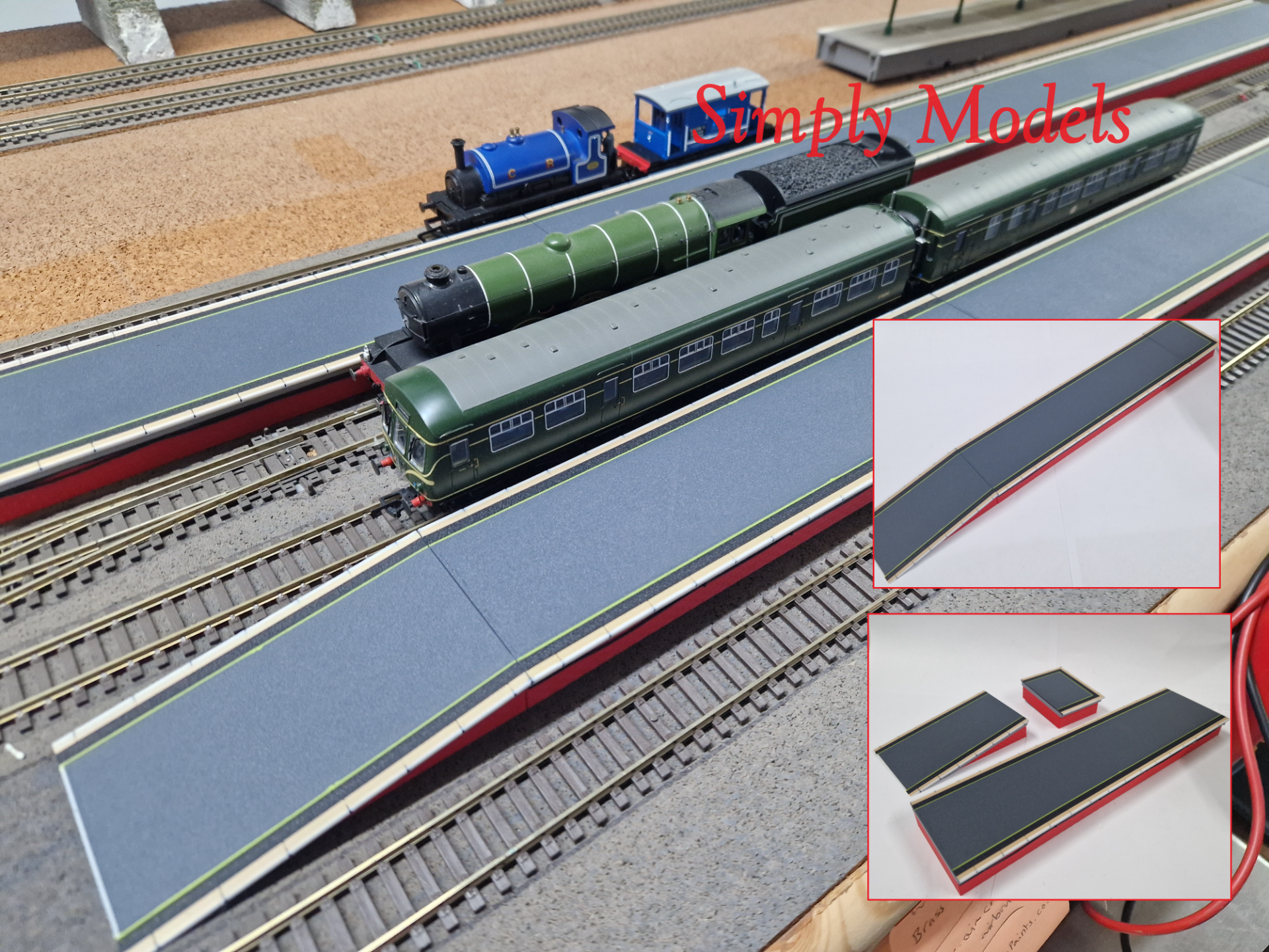 Model Railway OO Gauge Station Platform With Ramp