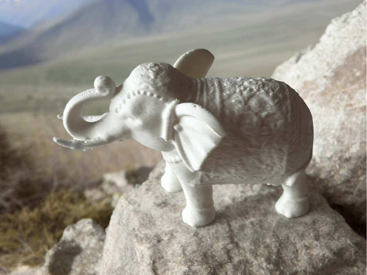 Indian style elephant sculpture