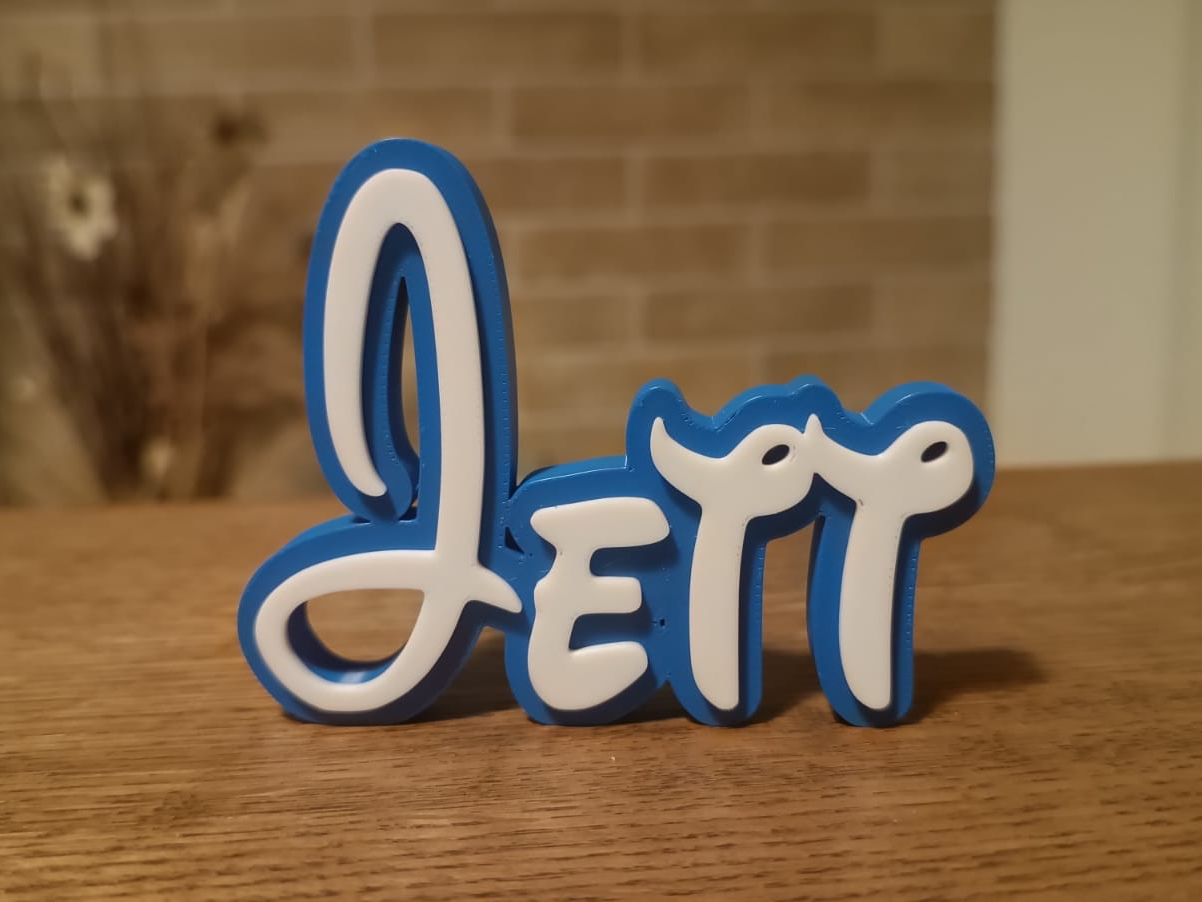 Jett Name Disney Font
