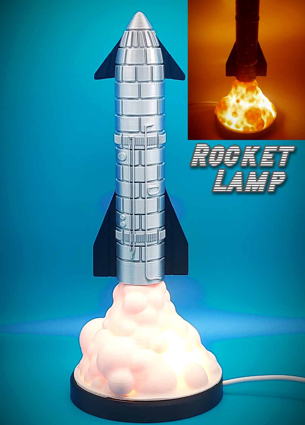 Rocket Lamp