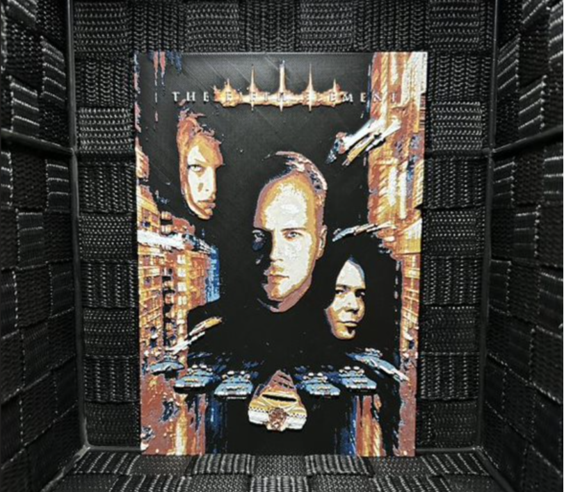 Hueforge Movie Poster - Fifth Element -