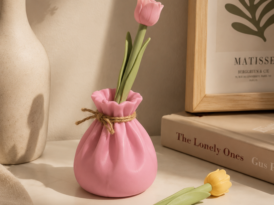 Bag styled Pen Holder
