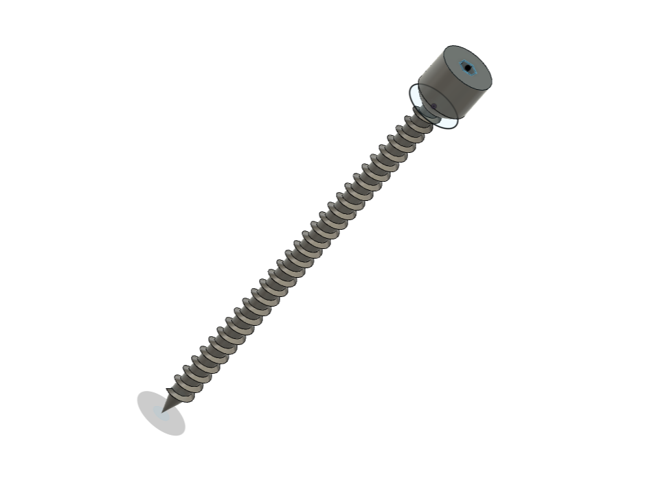 Erdschraube Inbus 6mm