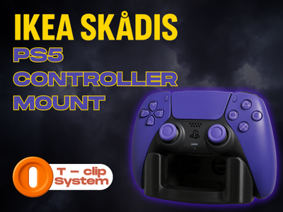 PS5 Controller Mount for IKEA Skadis