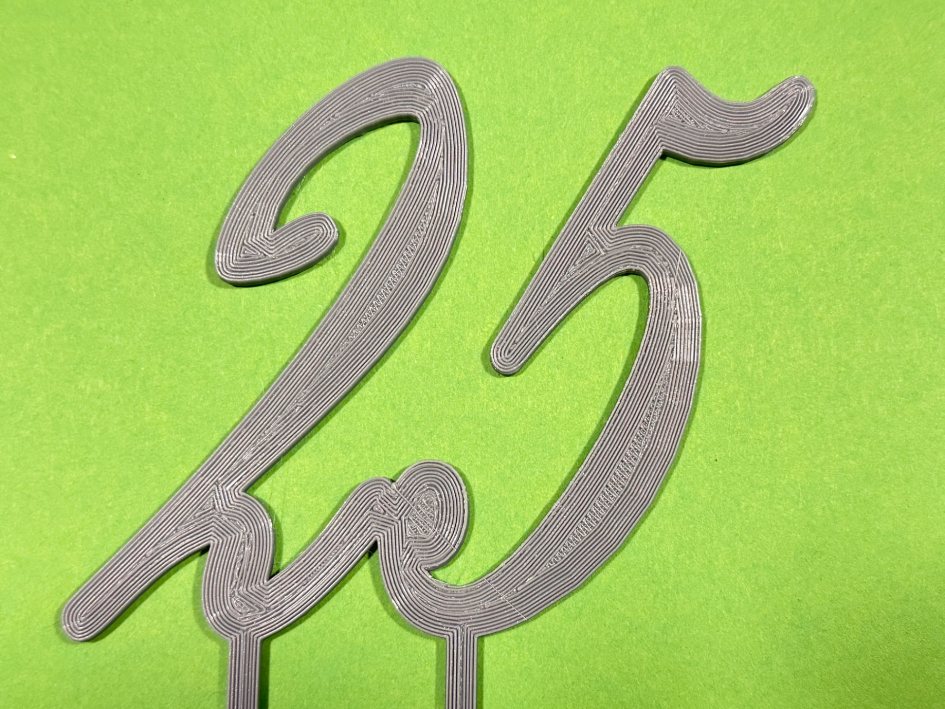 25 twenty five cake topper birthday anniversary