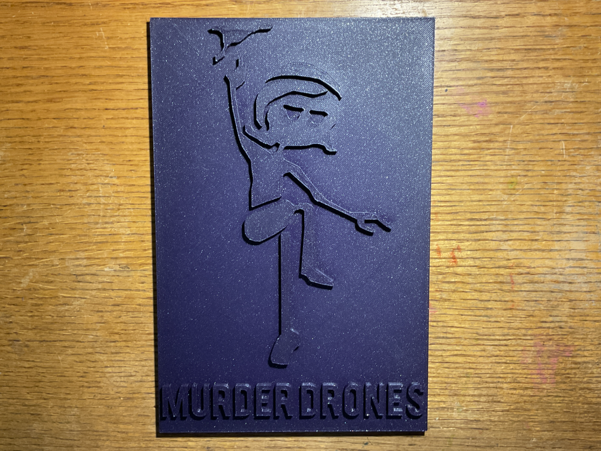 Murder Drones Plaque