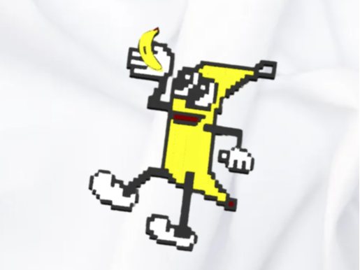 SpaceX banana keychain