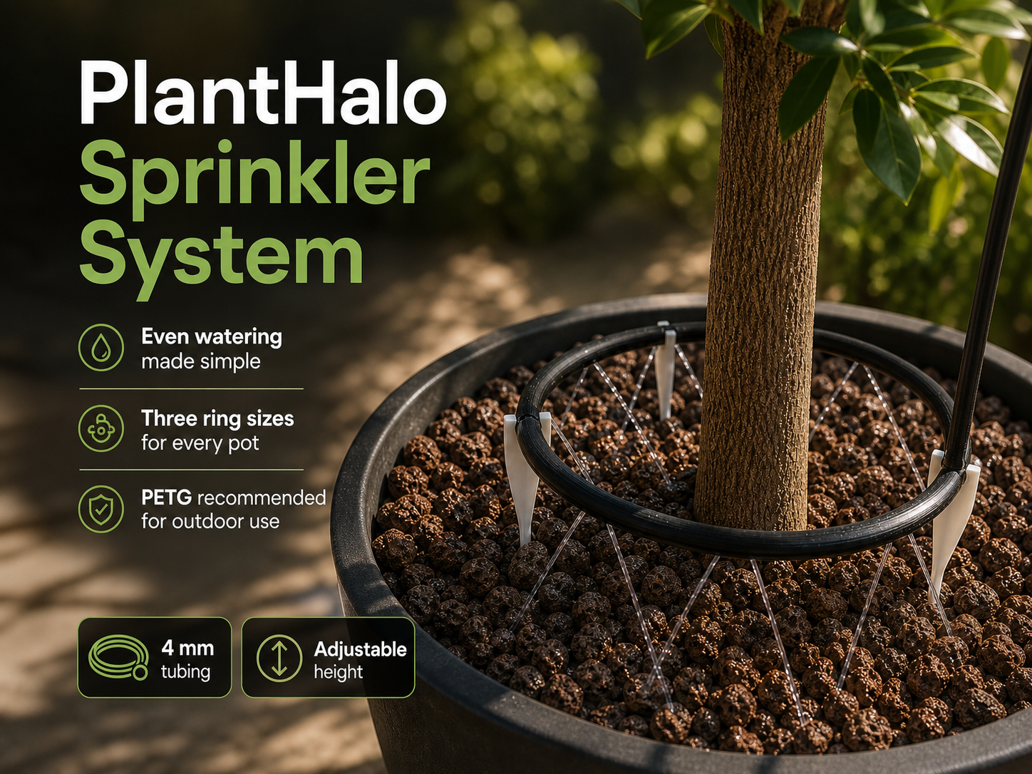 PlantHalo – Circular Watering System for Pots