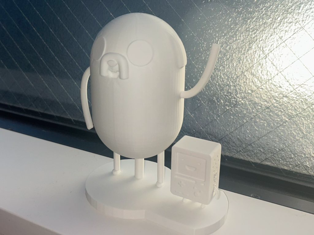 JAKE and BMO statue