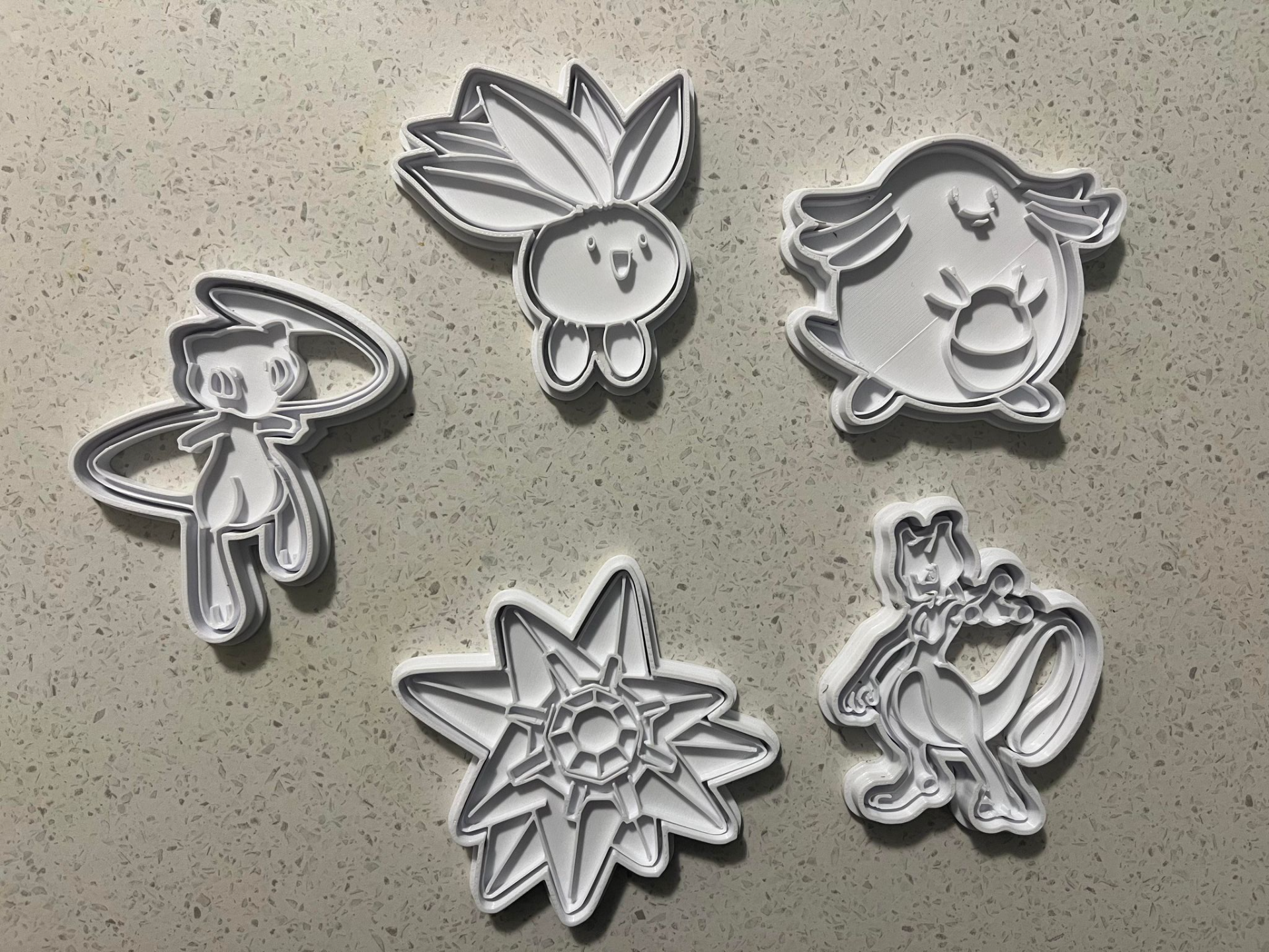Pokemon Cookie Cutters and Stamps