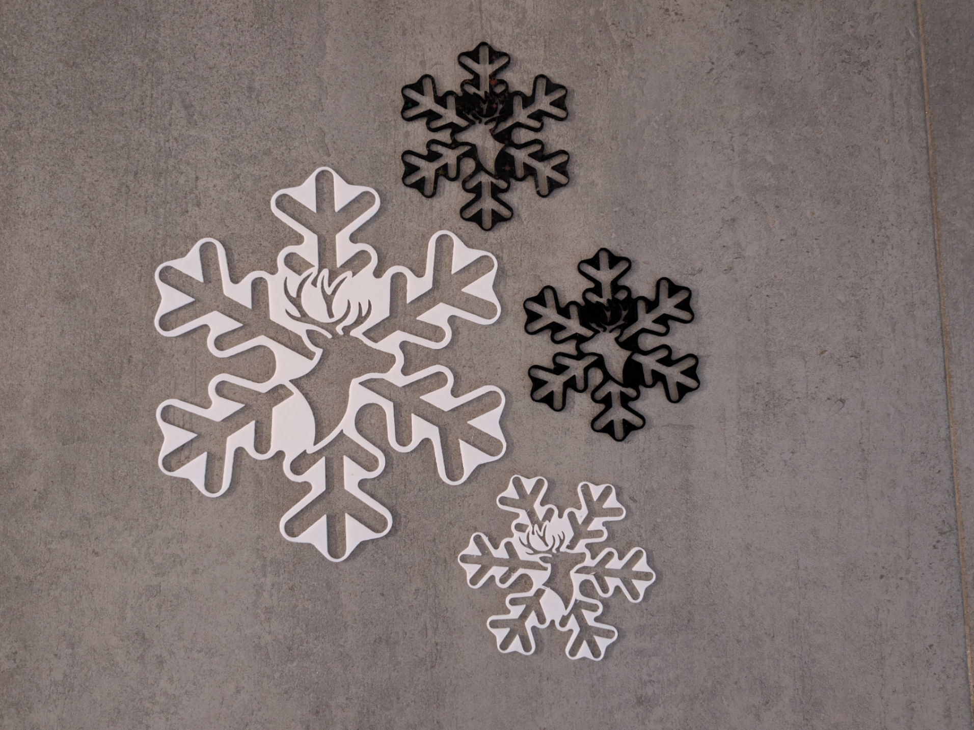Schneeflocke Rentier - Weihnachtsdekoration