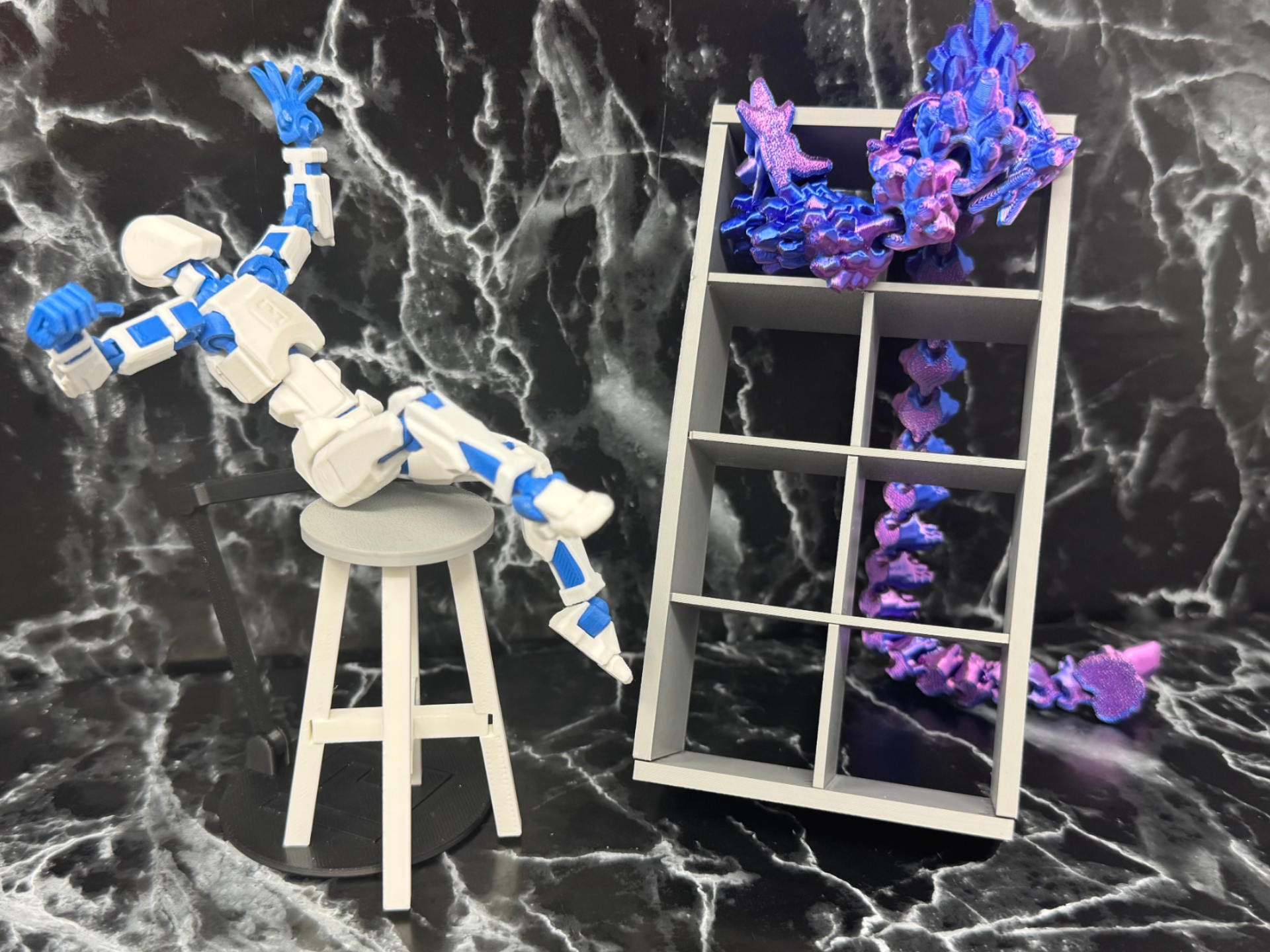 IKEA Kallax Shelving Unit (10% scale)