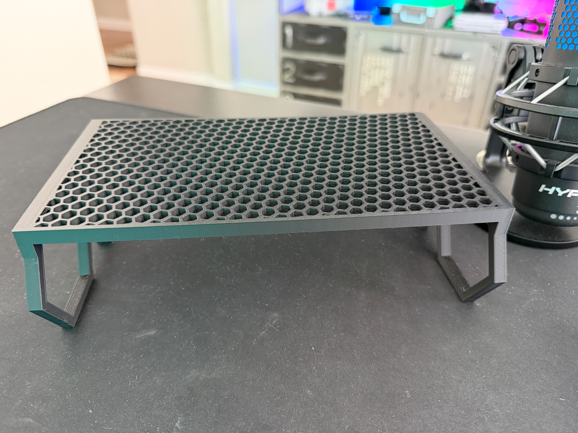 Mini Desktop Hexagon Shelf / Stand