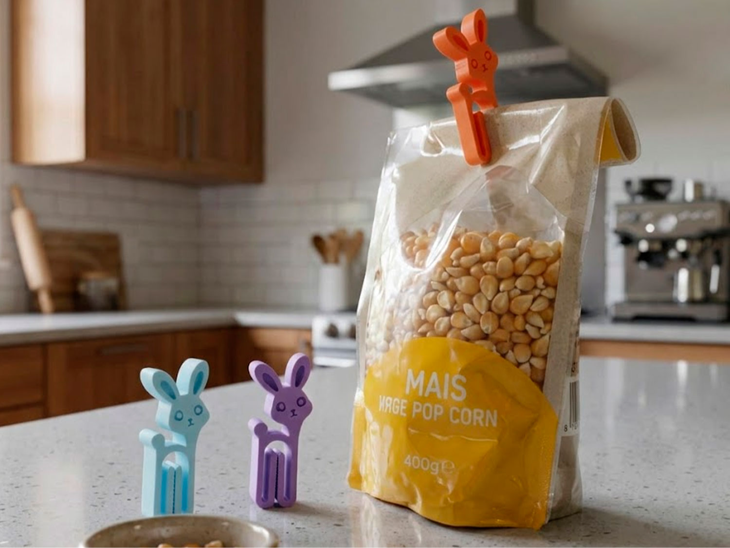 Mini Clip Bunny - Close bags packages envelopes