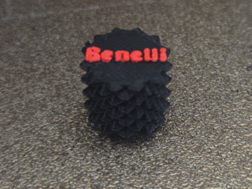 Tire valve cap Benelli logo
