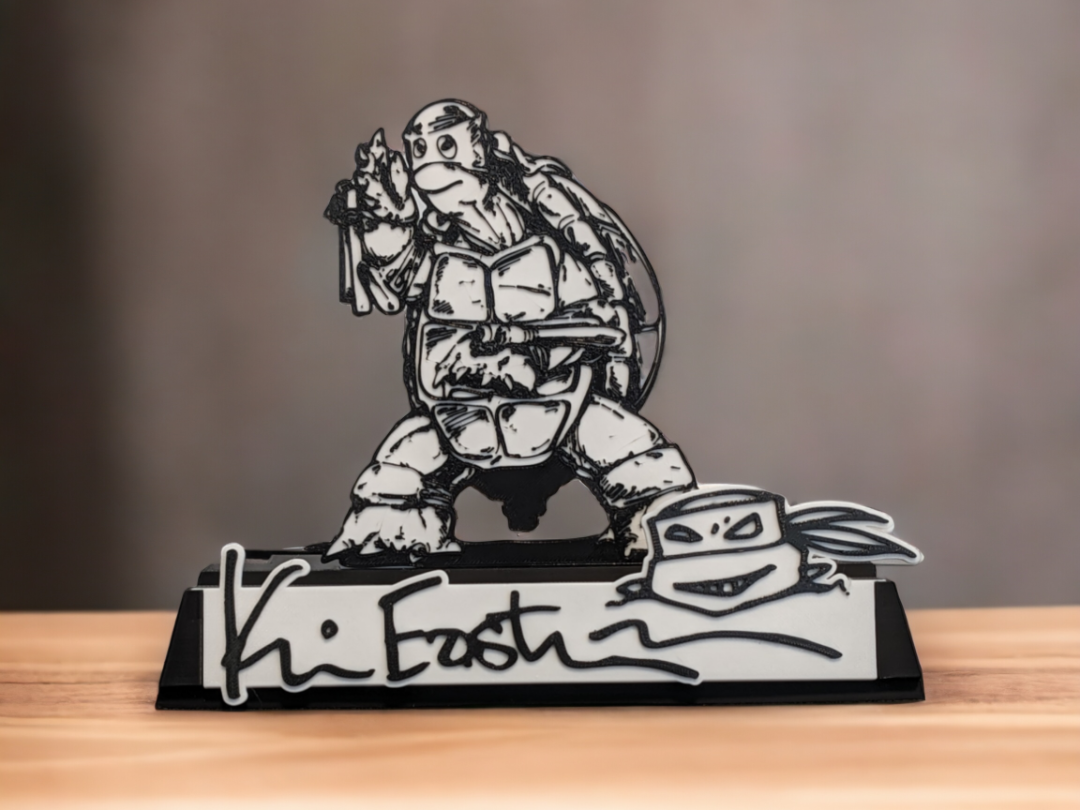 Kevin Eastman - Comic Stand - Wall art- Keychain