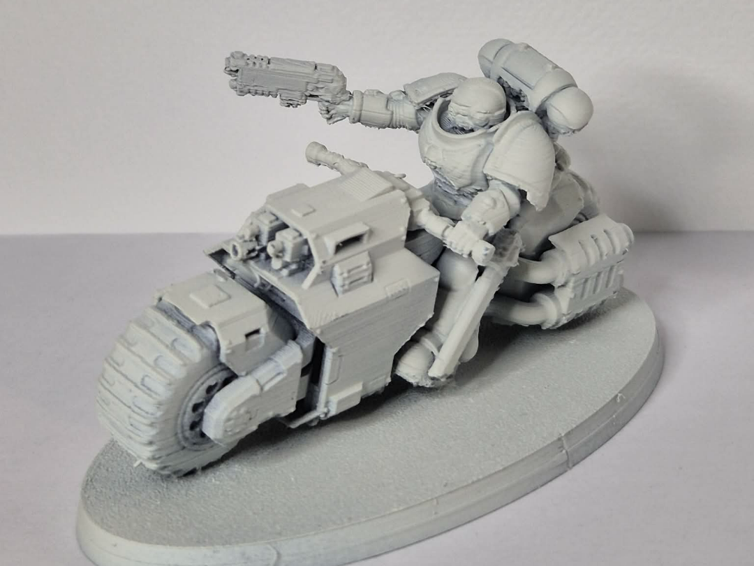 Fantasy outrider with gun