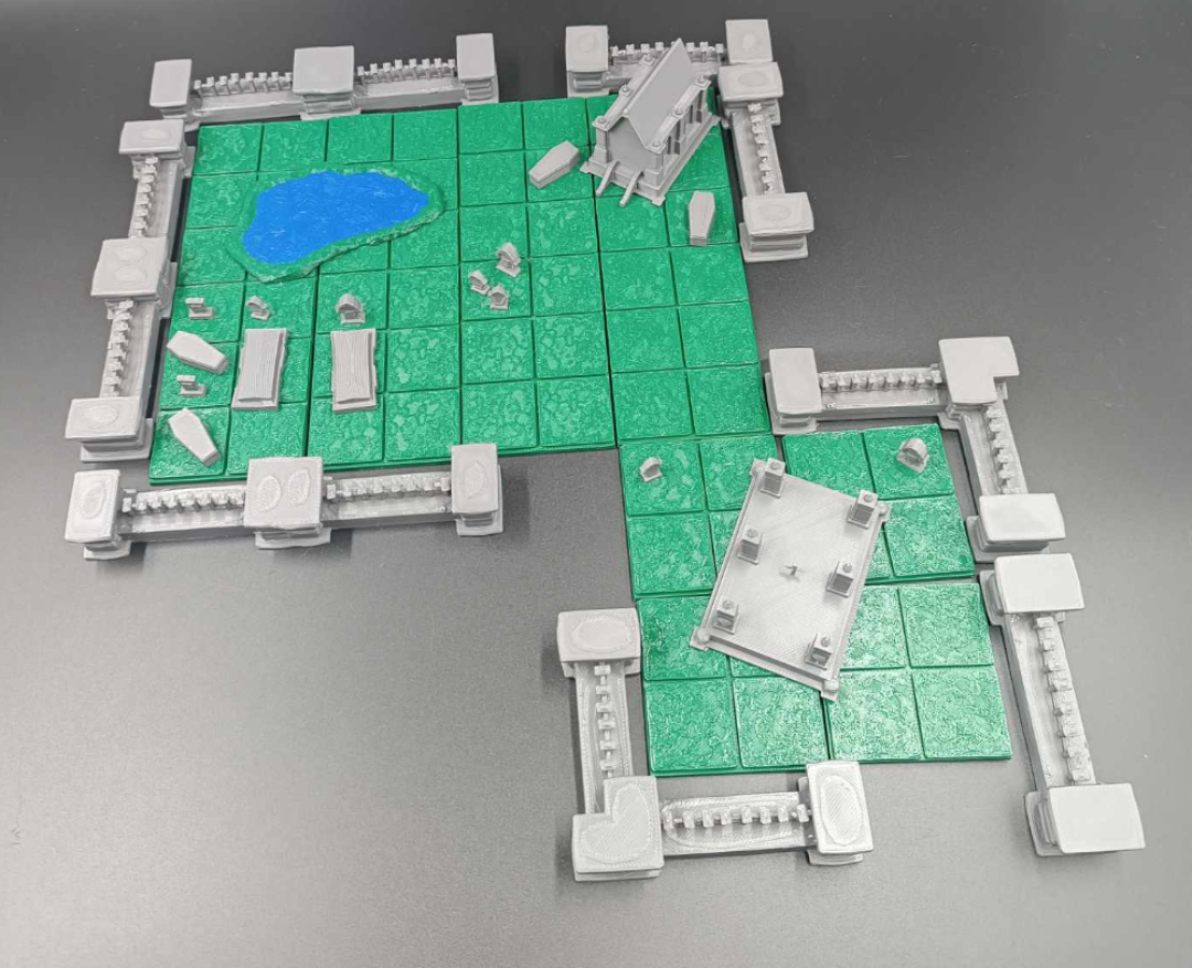 RPG terrain starter kit CEMETERY/ Dungeons