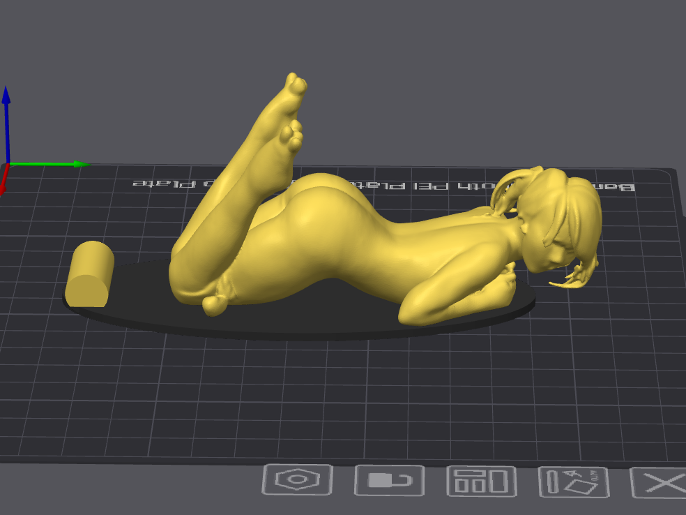Nude girl phone holder