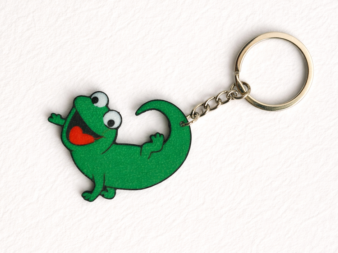 Tom the Lizard Keychain