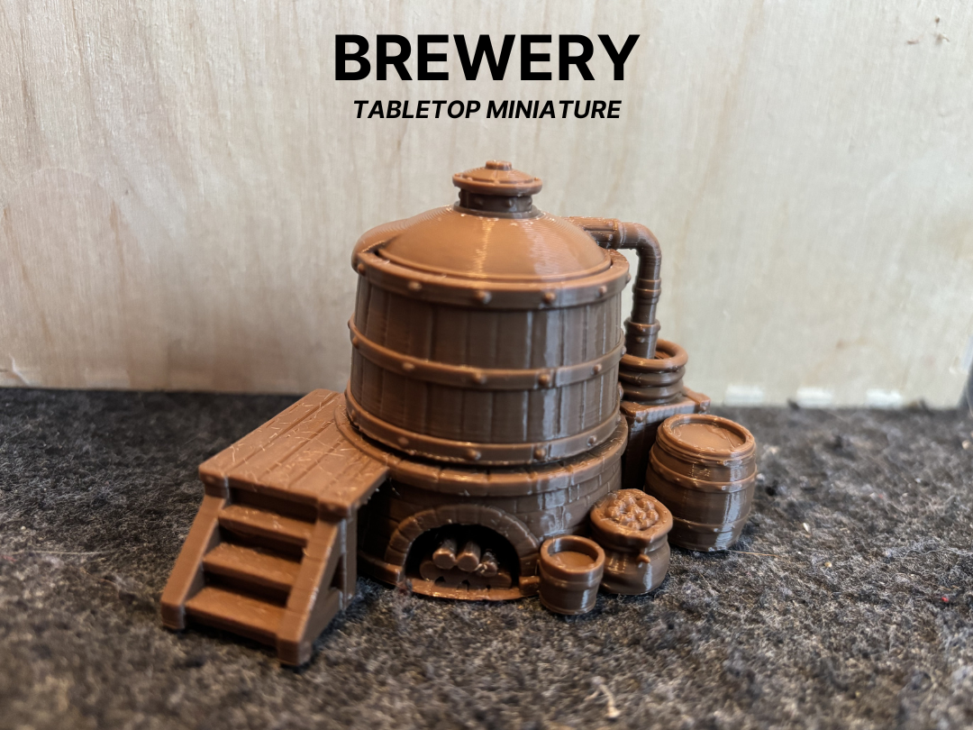 Brauereikessel DnD Miniatur Alchemie Einrichtung