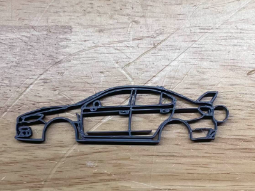 Subaru WRX STI keychain
