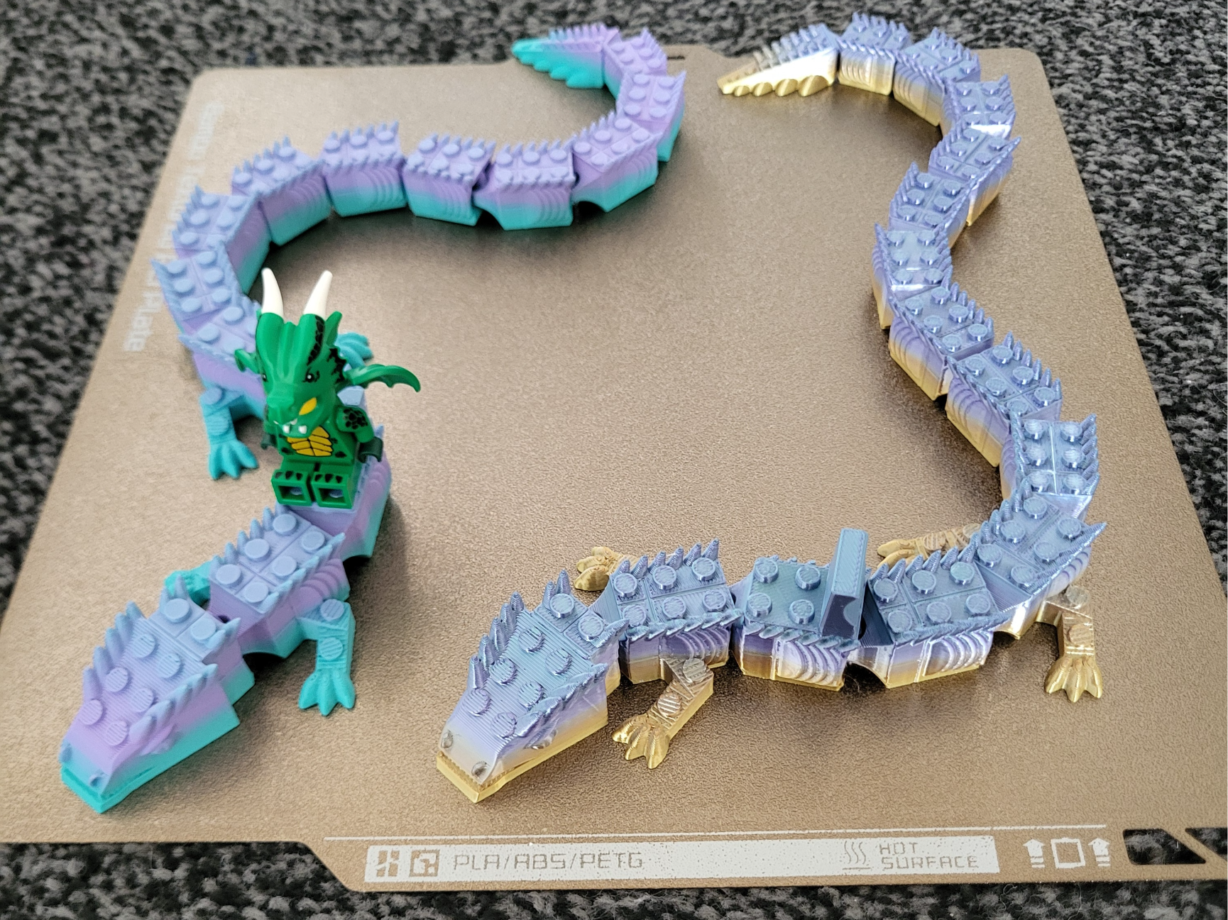 Dragon Rider for brick mini figure