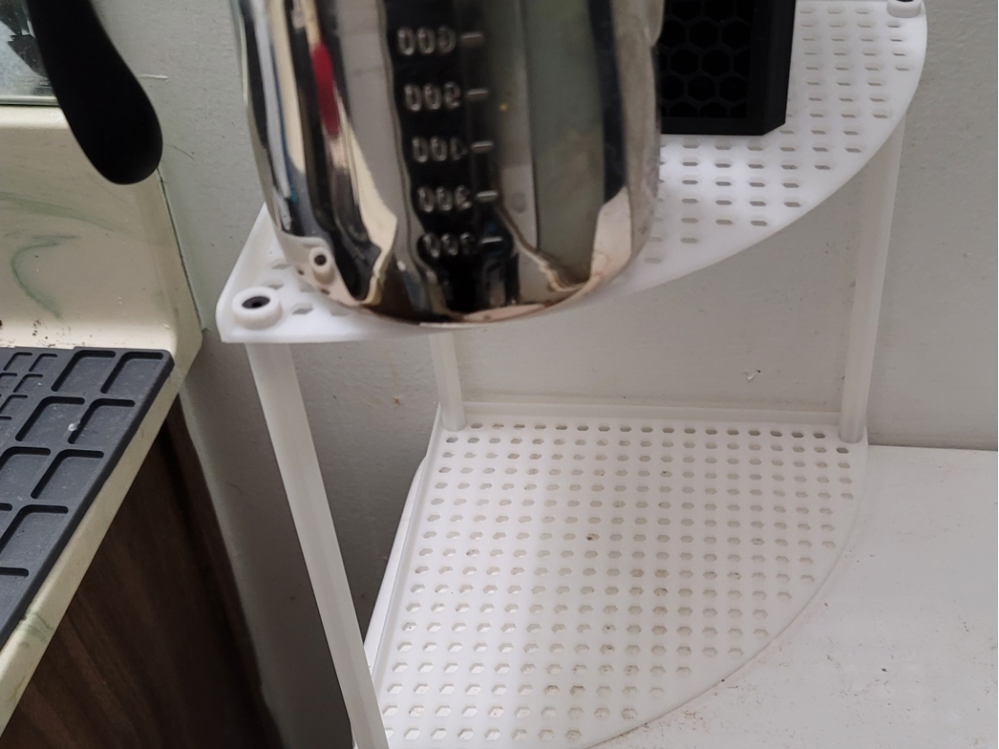 Hexagonal Countertop Shelves